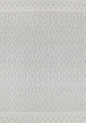 Copacabana Lattice Light Grey Wool Rug