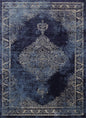 Arya Distressed Navy Rug