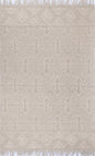 Diego Geometric Brown Wool Rug - DIEG04