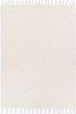 Goa Diamond Wool Blend Cream Rug