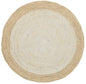 Hampton Centre Pearl Jute Round Rug