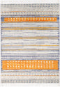 Inca Chuqito Orange Contemporary Rug