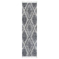 Mansour Harlequin Black & White Geometric Rug