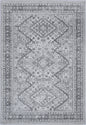 Oporto Mundra Grey Tribal Soft Rug