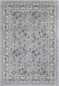 Oporto Hamburg Grey Traditional Soft Rug