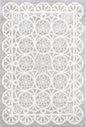 Piccolo Grey and White Doily Kids Rug