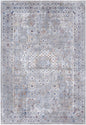 Porto Aurora Grey & Blue Traditional Rug
