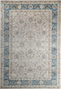 Prague Francesca Cream & Blue Traditional Rug