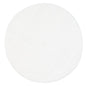 Puffy Soft Shag Round Rug White