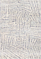 Sicily Ferraro Ivory & Blue Geometric Rug