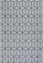 Vanuatu Greenslade Charcoal Geometric Flatweave Rug