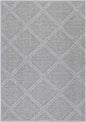 Vanuatu Vouza Grey Geometric Flatweave Rug