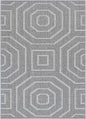 Vanuatu Devesi Grey Geometric Flatweave Rug