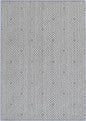 Vanuatu Walasi Ash Geometric Flatweave Rug